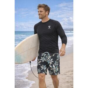 Vissla Montra Tropical Print Boardshorts Swim Trunks Surf 30